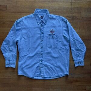 VTG Three‎ Rivers Outback Bowl 2000 Purdue vs Georgia Button Down Shirt Large